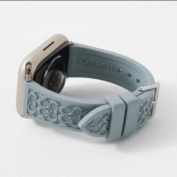 Baby Blue Coach Apple Watch Strap NWT - Picture 6 of 6